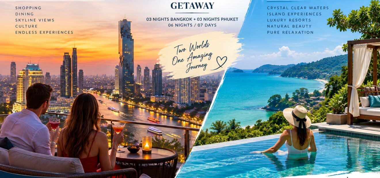 Itinerary – 08 (03 Nights Bangkok + 03 Nights Phuket)